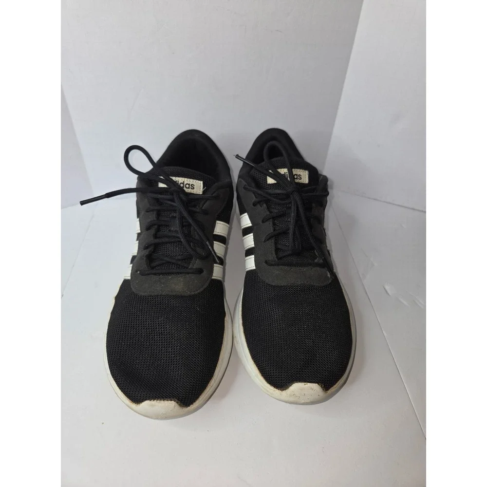 Adidas Lite Racer Mens Sneakers Black White DB0575‎ Size 9 Athletic Shoes